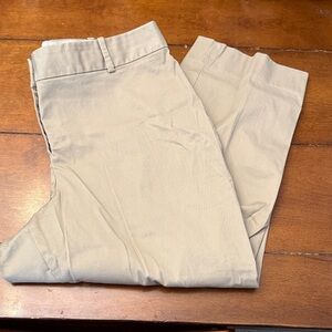 Talbots Tan Capris Lightweight Cotton Versatile